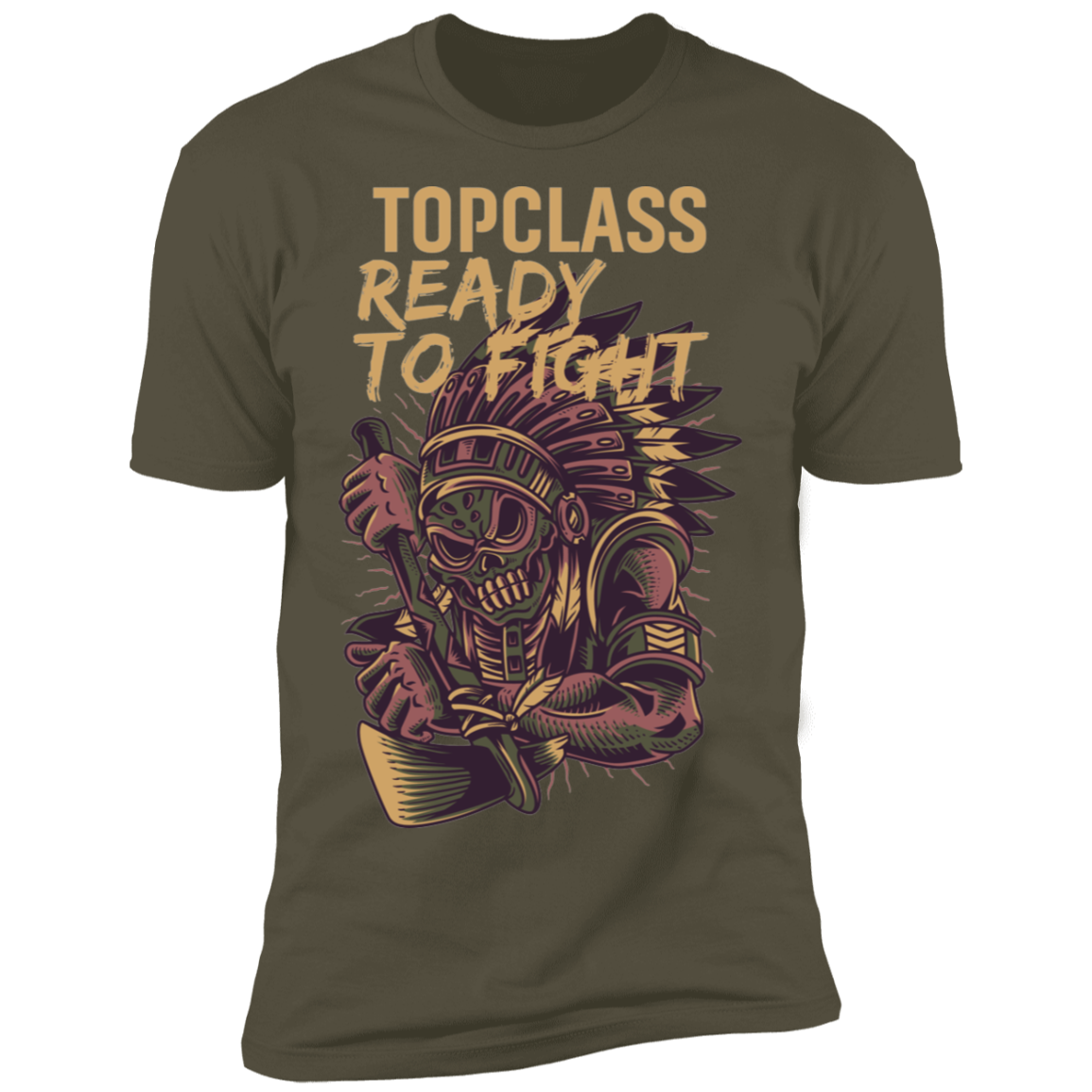 Topclass Indian Ready to Fight Tshirt