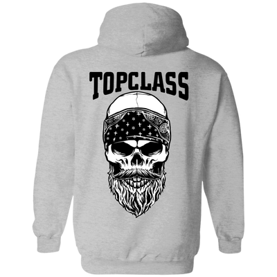 Topclass Bearded Bandana Skull Hoodie