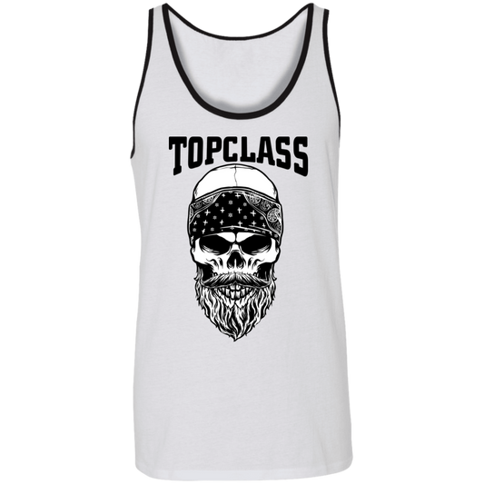 Topclass Bearded Skull and Bandana Tank Top