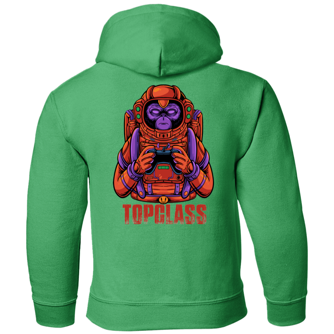 Topclass Gorilla Astronaut Youth Hoodie