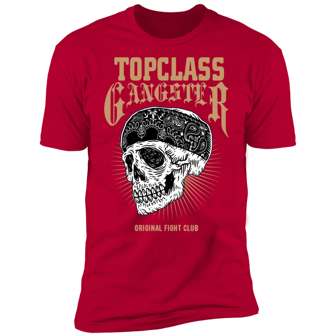 Topclass Gangster Skull and Bandana Tshirt