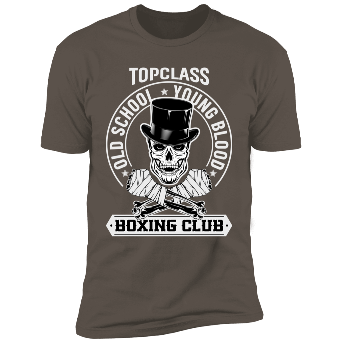 Topclass Old School Boxing Skull Tshirt