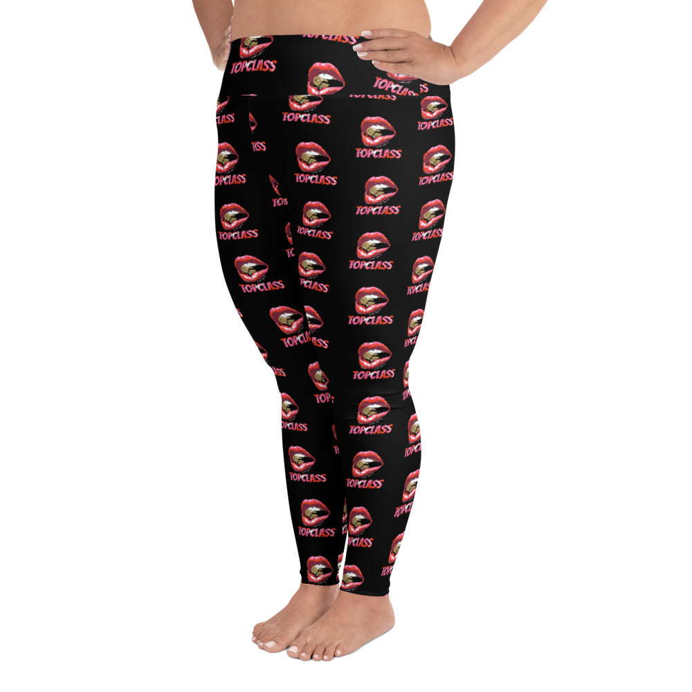 All-Over Print Plus Size Leggings