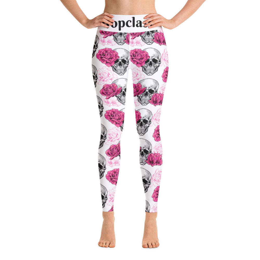 Topclass Skull and Rose Leggings