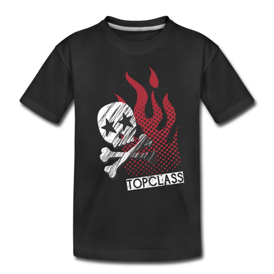 Topclass Skull and crossbones Toddler Tshirt - black