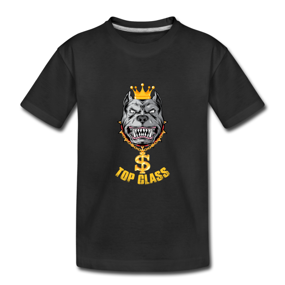 Topclass Bulldog Toddler Tshirt - black