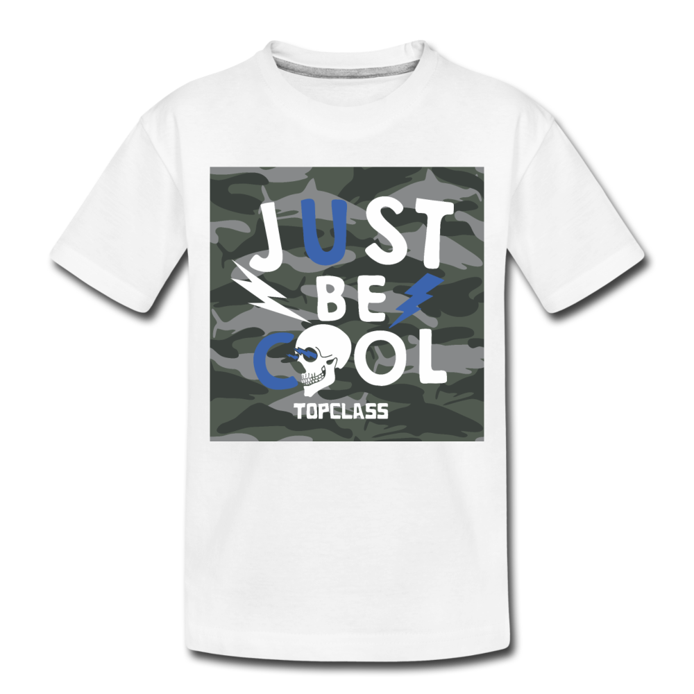 Topclass Just Be Cool Toddler Tshirt - white