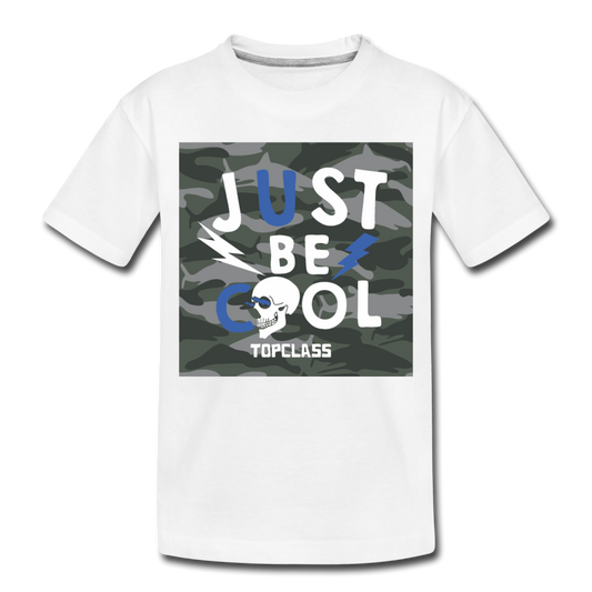 Topclass Just Be Cool Toddler Tshirt - white