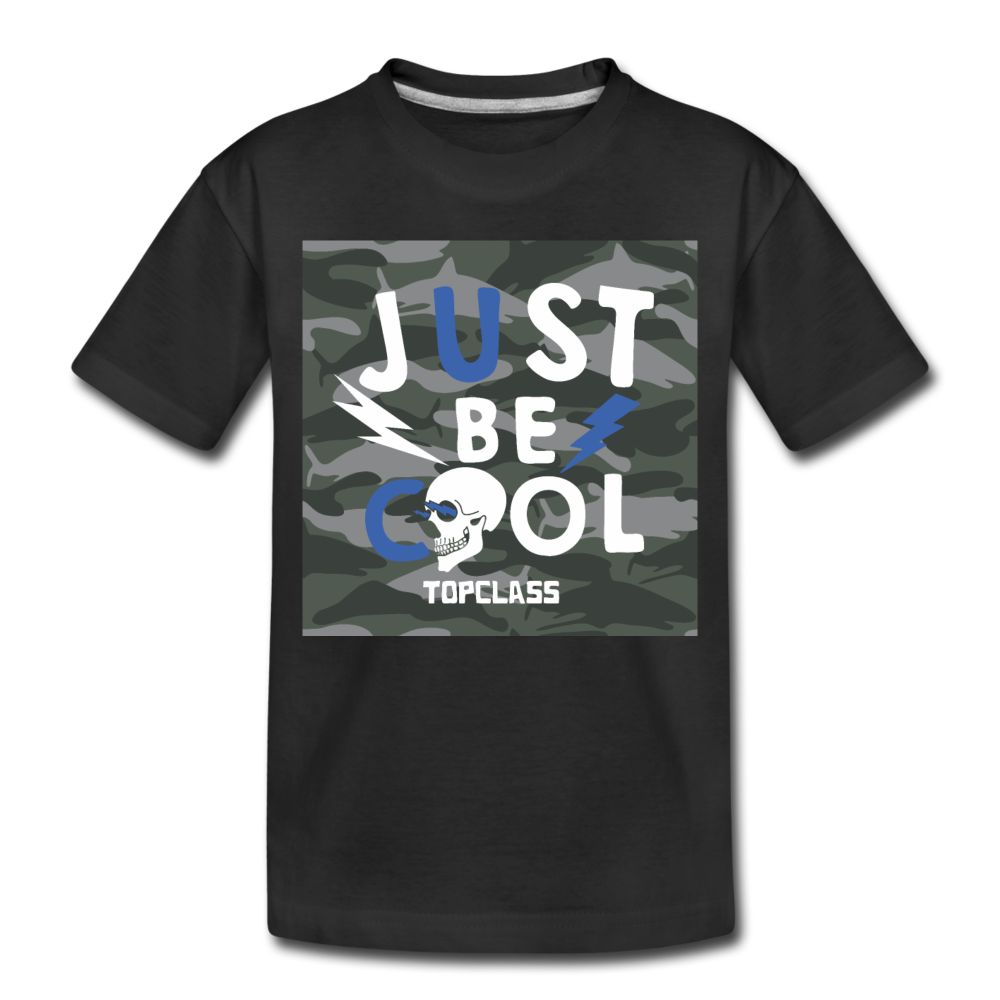 Topclass Just Be Cool Toddler Tshirt - black