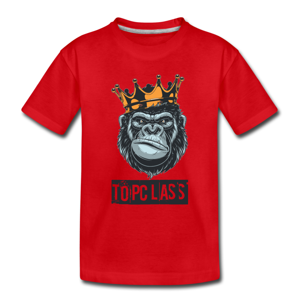 Topclass Gorilla Toddler Tshirt - red