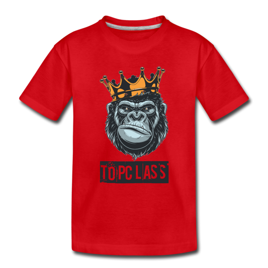 Topclass Gorilla Toddler Tshirt - red