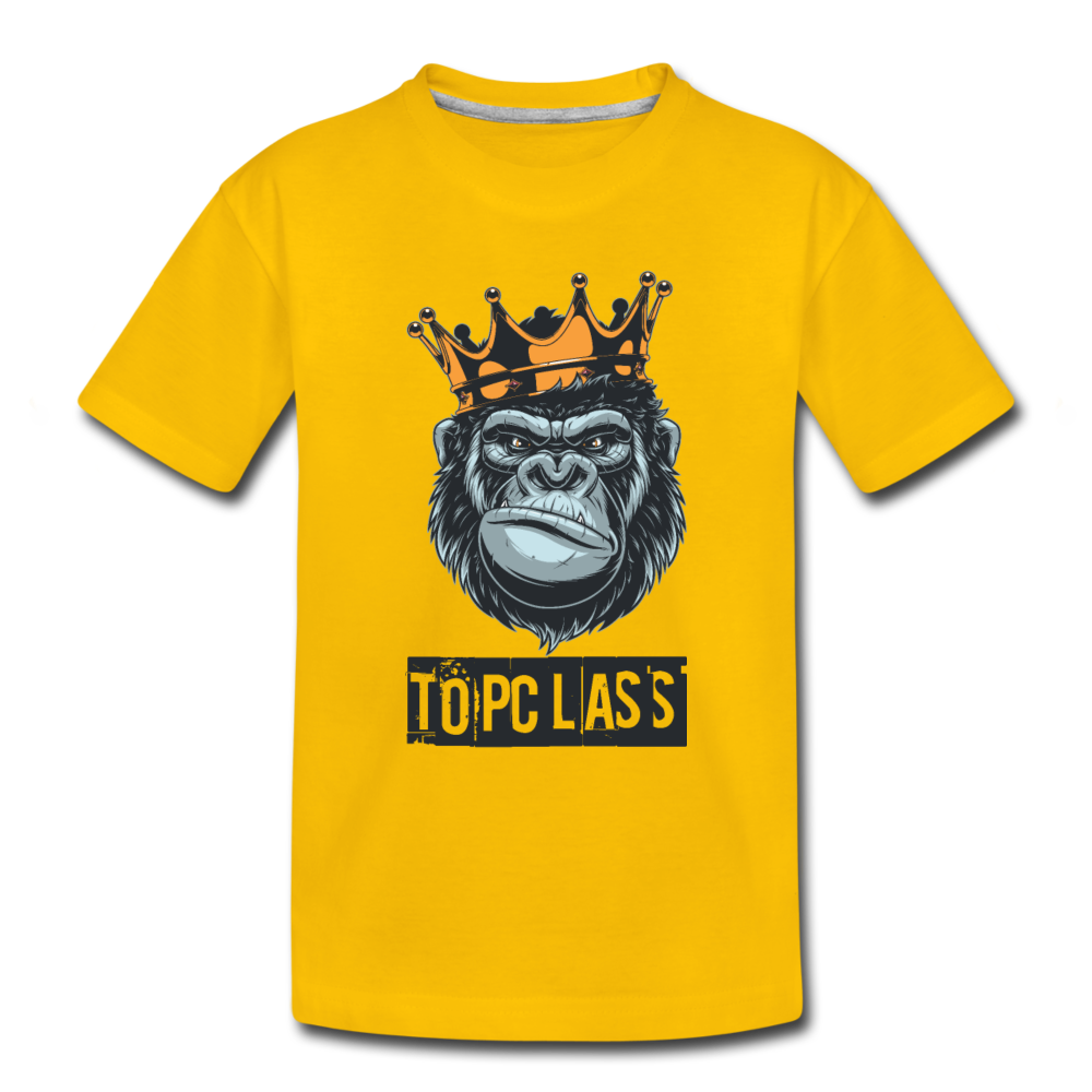 Topclass Gorilla Toddler Tshirt - sun yellow