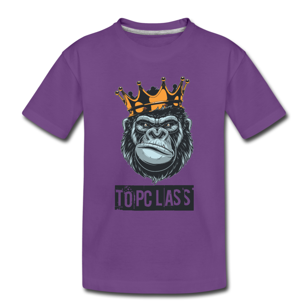 Topclass Gorilla Toddler Tshirt - purple