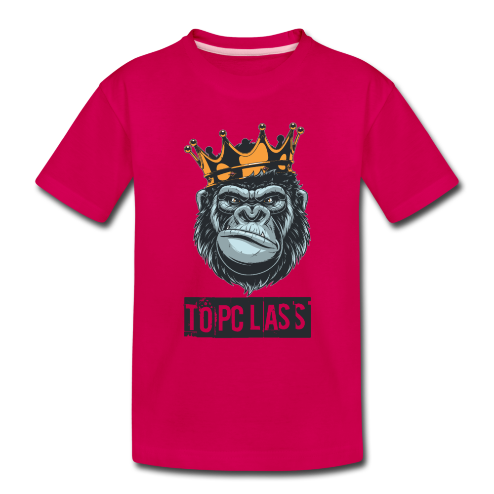 Topclass Gorilla Toddler Tshirt - dark pink