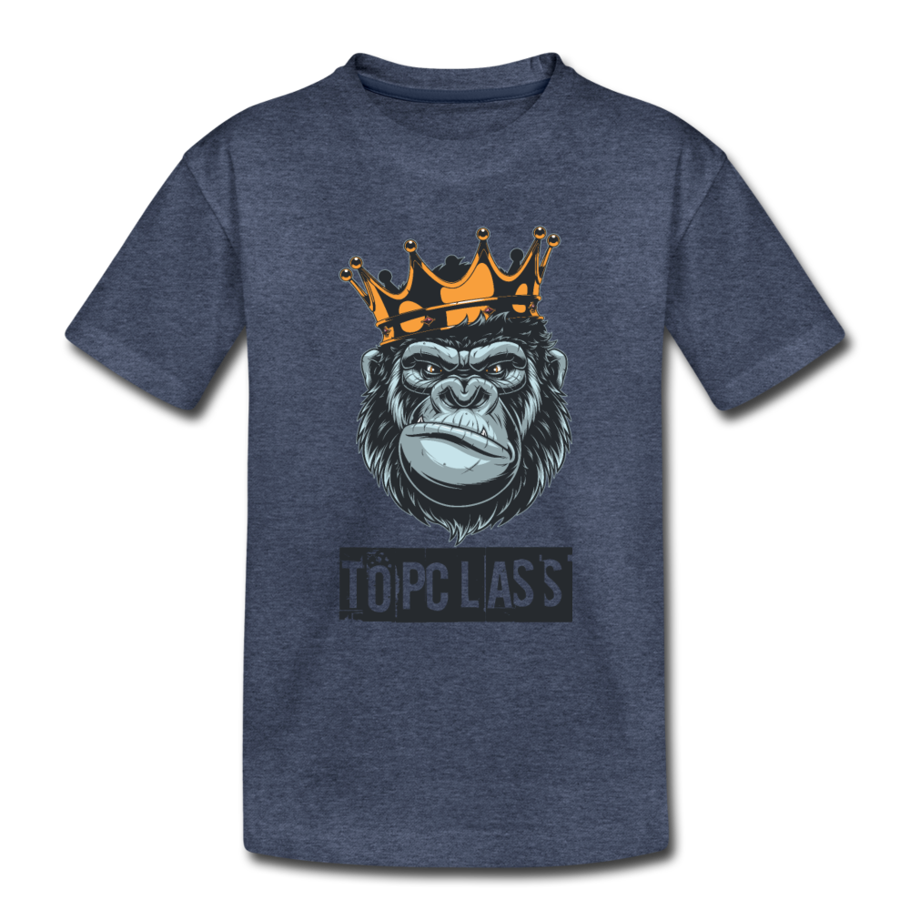 Topclass Gorilla Toddler Tshirt - heather blue