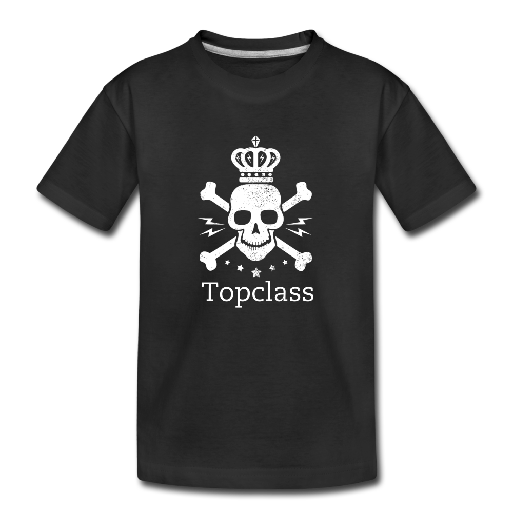 Topclass Skull and Bones Toddler Tshirt - black