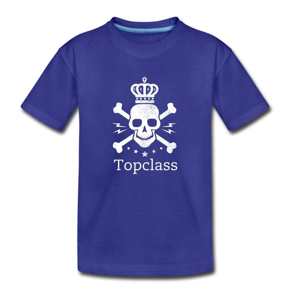 Topclass Skull and Bones Toddler Tshirt - royal blue