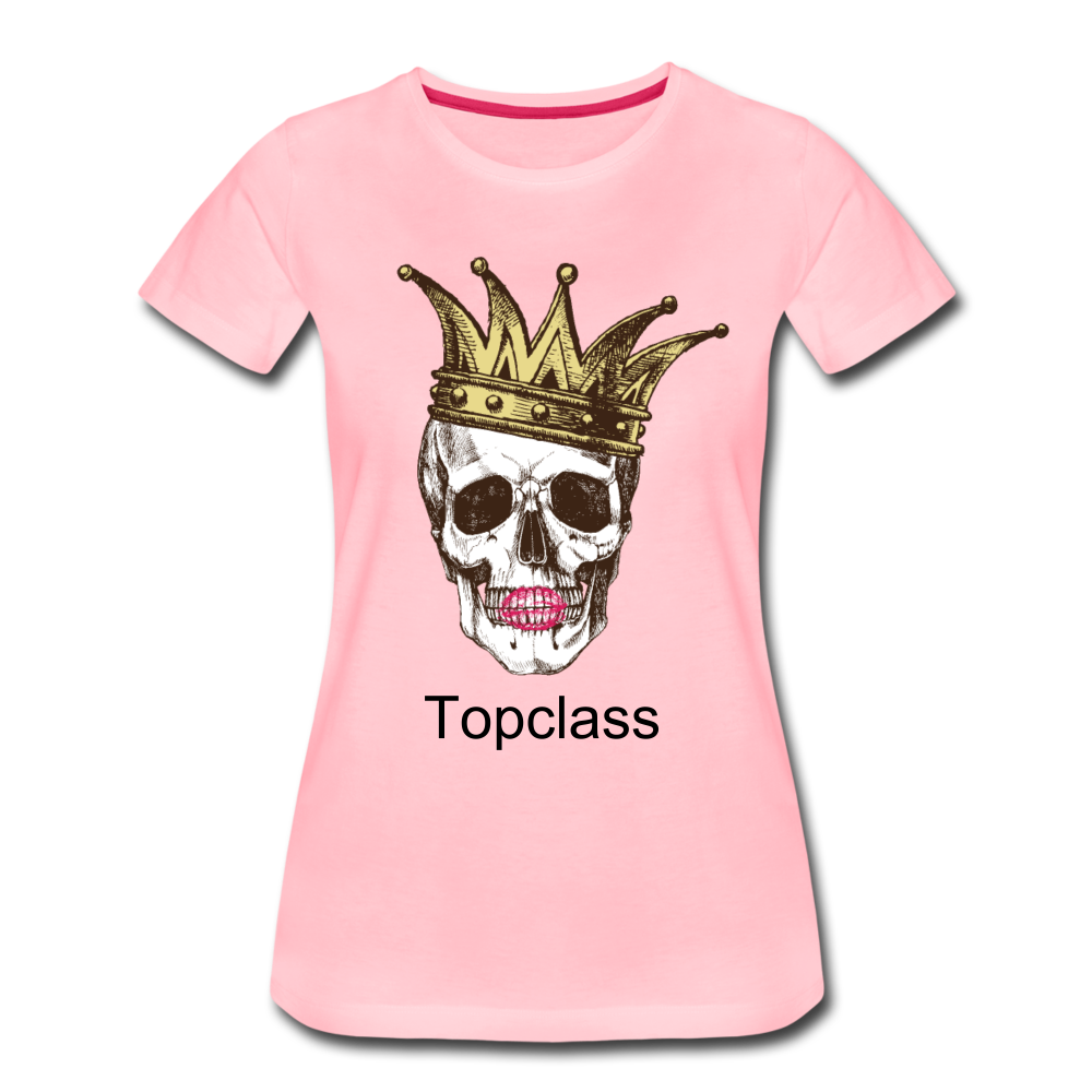 Topclass Womens skull and crown - pink