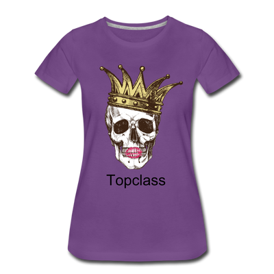 Topclass Womens skull and crown - purple
