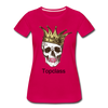 Topclass Womens skull and crown - dark pink