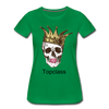 Topclass Womens skull and crown - kelly green