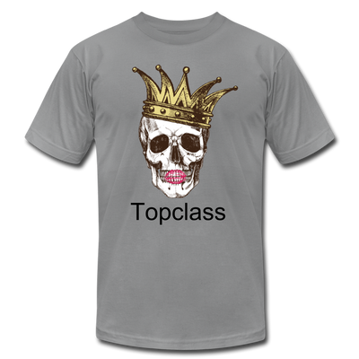 Topclass skull and crown womens tshirt - slate
