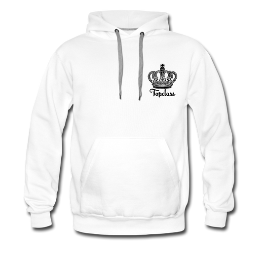 Topclass Skull with Mohawk Hoodie - white