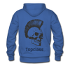 Topclass Skull with Mohawk Hoodie - royalblue