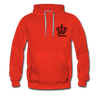 Topclass Skull with Mohawk Hoodie - red
